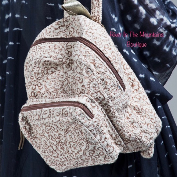 NWT! Ruggine! Stunning Handmade Boho Backpack! - Picture 2 of 4